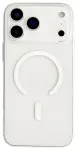 MagSafe Compatible iPhone 18 Pro / 17 Pro PC Case - Transparent White