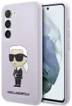 Karl Lagerfeld KLHCS23MSNIKBCU S23+ S916 kietas dėklas purpurinis|purple Silicone Ikonik