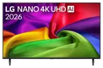 LG 55 collu NANO 4K UHD AI NU80 Smart TV (2026)