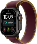 I&scaron;manusis laikrodis Apple Watch Ultra 4 (2026) 5G 49mm Black Titanium korpusas su Burgundy Trail Loop M/L - Burgundy