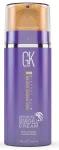 Global Keratin GKhair Leave in Bombshell Cream 100ml for Blonde Hair Smoothing Cream Removes Yellow Brassy Tones Removes Frizz Flyaways