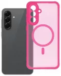 Full Matte Mag Cover telefono dėklas su MagSafe palaikymu Samsung Galaxy A56 (A566) rožinis