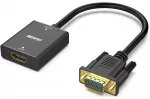 BENFEI adapter HDMI to VGA unidirectional with audio jack 3.5mm black