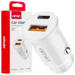 AMiO AMiO-03877 automobilinis įkroviklis | 20W | USB-A, USB-C