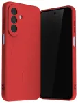 Mercury Semi-Silicone telefono dėklas su MagSafe palaikymu Samsung Galaxy A27 5G (A276) raudonas