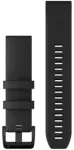 Garmin QuickFit 22mm Watch Strap Siksniņa priek&scaron; Garmin pulksteņa silikona ar nerūsējo&scaron;ā tērauda sprādzi / melns