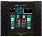 Baylis & Harding Men Gift Collection ( Black Pepper & Ginseng ) - D&aacute;rkov&aacute; sada p&eacute;če o tělo ( 7 ks )