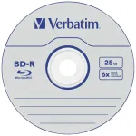 BD-R Verbatim Datalife 25GB 6X 25pcs 43837