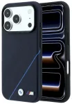 BMW M Tire Track Blue Line MagSafe Case Aizsargapvalks priek&scaron; iPhone 18 Pro / 17 Pro / navy blue