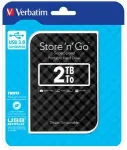 Verbatim 2TB 2.5" Store & Go GEN Ārējais cietais disks 3.0 USB
