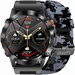 Smartwatch Gravity GT20-5 Viedpulkstenis / melns