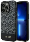 Guess GUHMP14XHGCFSEK GCube Stripes MagSafe Aizsargapvalks priek&scaron; iPhone 14 Pro Max 6.7" / melns