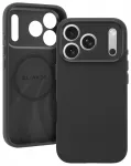 Liavec Silk Shield Metal Camera Frame telefono dėklas su MagSafe palaikymu iPhone 18 Pro | iPhone 17 Pro juodas