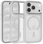 Liavec Cloudy Metal Camera Frame telefono dėklas iPhone 18 Pro | iPhone 17 Pro pilkas