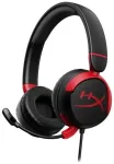 Wired headphones Jack 3,5 mm for children with microphone HyperX Cloud Mini Kids black
