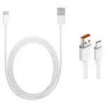 Xiaomi duomenų perdavimo ir įkrovimo laidas | USB-A į USB-C | 20W | 1m | white (OEM)