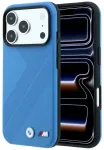 BMW M Tire Track Metal Logo MagSafe Aizsargapvalks priek&scaron; iPhone 18 Pro Max / 17 Pro Max / zils