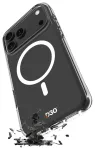 Puro Impact Clear D3O TPU+PC Case Compatible with MagSafe for iPhone 17 Pro Max - Transparent