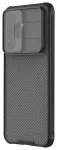 Nillkin CamShield PRO telefono dėklas Samsung Galaxy A57 (A576) skaidrus juodas (su kameros apsauga)
