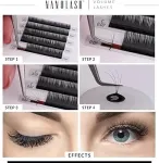 Nanolash Volume Lashes Mākslīgās skropstas 0.07 C 11 mm