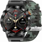 Smartwatch Gravity GT20-6 Viedpulkstenis / melns