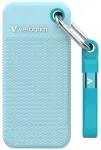 Verbatim 32325 External Drive Pocket SSD Ārējais disks 2TB USB-C 3.2 gen.2 / melns/polāri zils