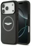 Case Aston Martin HC Kevlar Counter Design MagSafe for iPhone 17 Pro black