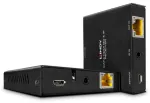 Sistema AV signalo perdavimui Lindy HDMI Extender LINDY 18G su IR Extender, PoC ir Loop Out, Cat.6, 50m