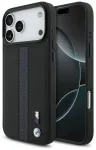 BMW M Perforated Stripe Case Logo MagSafe Aizsargapvalks priek&scaron; iPhone 17 Pro Max / zils