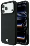 BMW Kevlar Metal Logo MagSafe Case Aizsargapvalks priek&scaron; iPhone 18 Pro Max / 17 Pro Max / melns