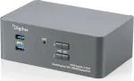 Perjungiklis Digitus KVM, 2 prievadai, dviejų ekranų palaikymas, 4K, HDMI/DisplayPort (DS-12865)