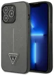 &bdquo;Guess PU Saffiano Triangle&ldquo; dėklas &bdquo;iPhone 13 Pro&ldquo;, sidabrinis