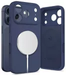 TECH-PROTECT SILICONE telefono dėklas su MagSafe palaikymu iPhone 17 Pro mėlynas