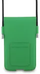 Lacoste PVC Iconic Petit Pique Metal Logo Phone Pouch XL Green