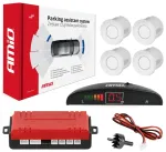 Parking assistant system LED 4 sensor white