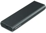 Qoltec Aluminium Enclosure | M.2 SSD drive | NVMe | PCIe| USB 3.1 | Super speed 10Gb/s | 4TB | Graphite
