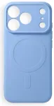 Silicone phone case with MagSafe support for iPhone 17 Pro | iPhone 18 Pro blue