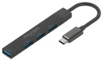 PROMATE LiteHub-4 USB-C Hub 3x USB 2.0 / 1x USB 3.0