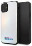 Guess GUHCN65BLD Hardcase Aizsargapvalks priek&scaron; iPhone 11 Pro Max Iridescent / sudraba