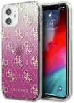 Guess GUHCP12SPCU4GGPI Hardcase 4G Gradient Aizsargapvalks priek&scaron; iPhone 12 mini 5,4" / rozā