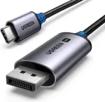 UGREEN CM556 USB-C Male - DisplayPort Male Kabelis 8K 60Hz 1m / melns