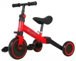 Children's multifunctional tricycle red