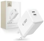 TECH-PROTECT NC45W travel charger | 45W | GaN, PD | USB-C | white