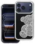 Case for iPhone 17 Pro / 18 Pro Teddy Bear silver