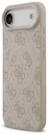 Guess PU Leather 4G Colored Ring MagSafe Case Aizsargapvalks priek&scaron; iPhone Air / rozā