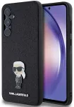 Karl Lagerfeld KLHCSA55GKNPSK A55 A556 Aizsargapvalks priek&scaron; Fixed Glitter Ikonik Logo Metal Pin / melns