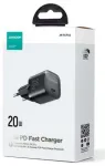 Joyroom Mini ceļojumu lādētājs Type-C, PD 20W, Black (JR-TCF02)
