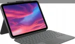 Logitech Combo Touch iPad 10Gen / 11Gen grey QWERTZ klaviatūra