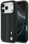 BMW M Perforated Stripe Case Logo MagSafe Aizsargapvalks priek&scaron; iPhone 17 Pro / zils