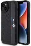 BMW BMHCP15M23PUPVK iPhone 15 Plus | 14 Plus 6.7" juodas hardcase Perforated Tricolor Line